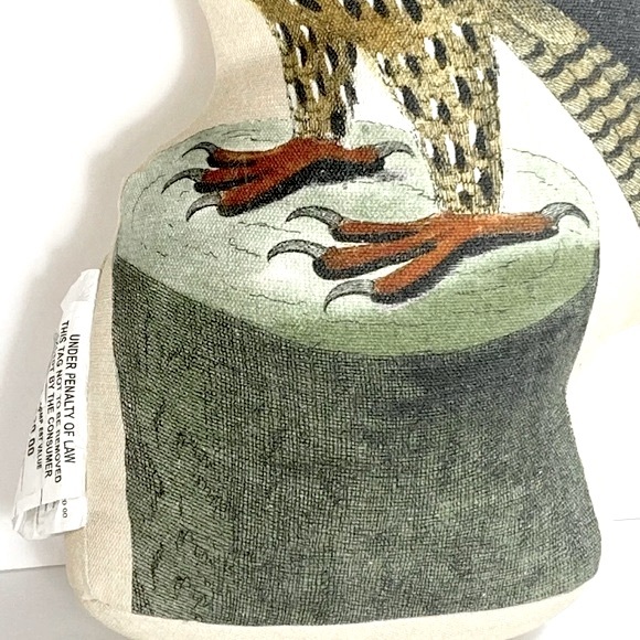 John Derian Halloween HOCUS barn owl throw pillow - Picture 2 of 4